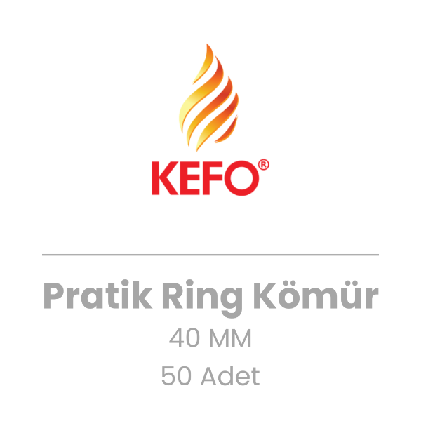 Kefo - Ring Kömür (40mm Büyük Kutu)
